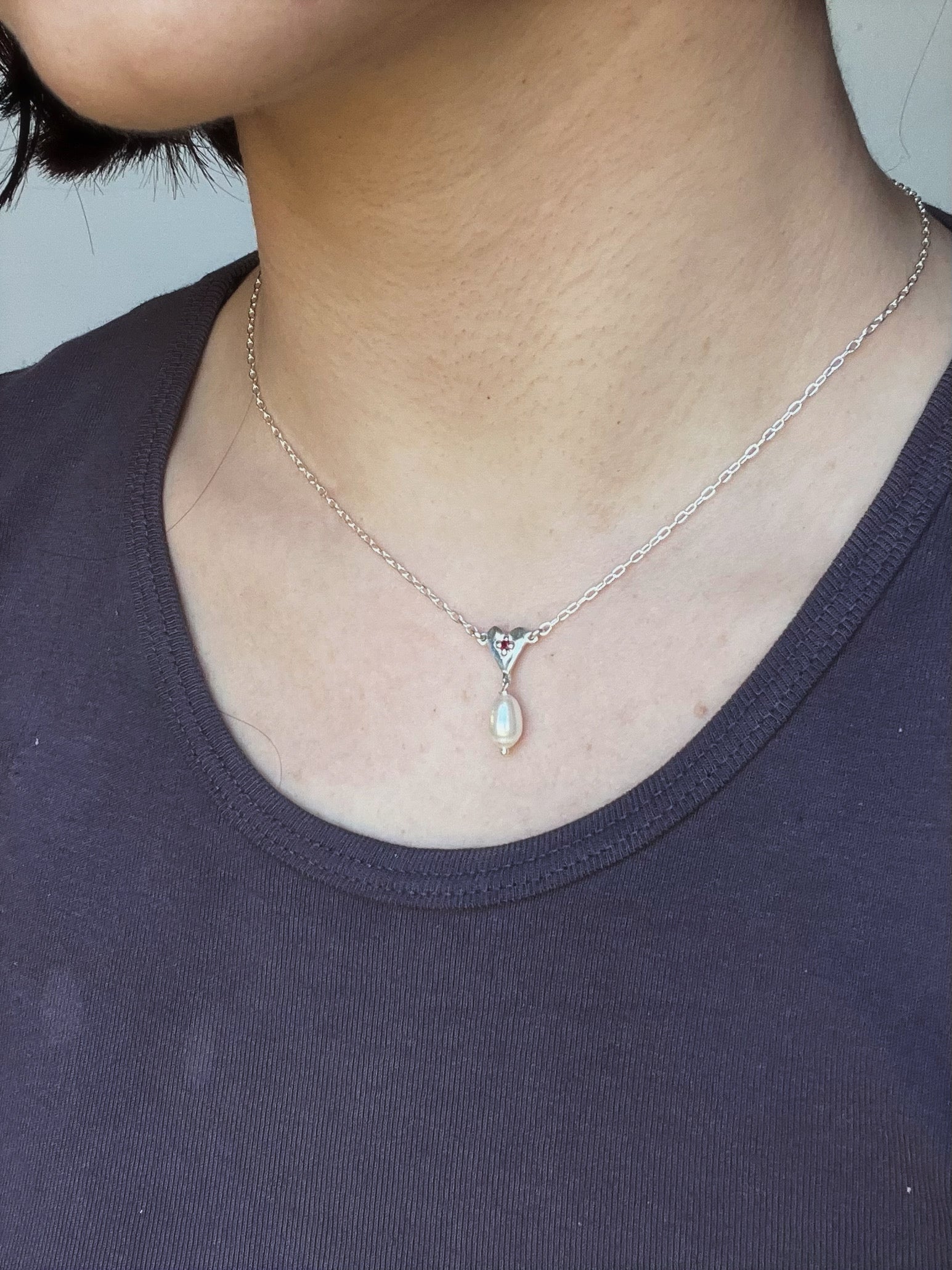 Baby Valentine - Precious Gemstone Necklace