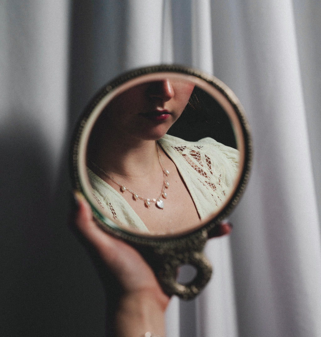 Pearl Sweetheart - Beaded Pearl Necklace