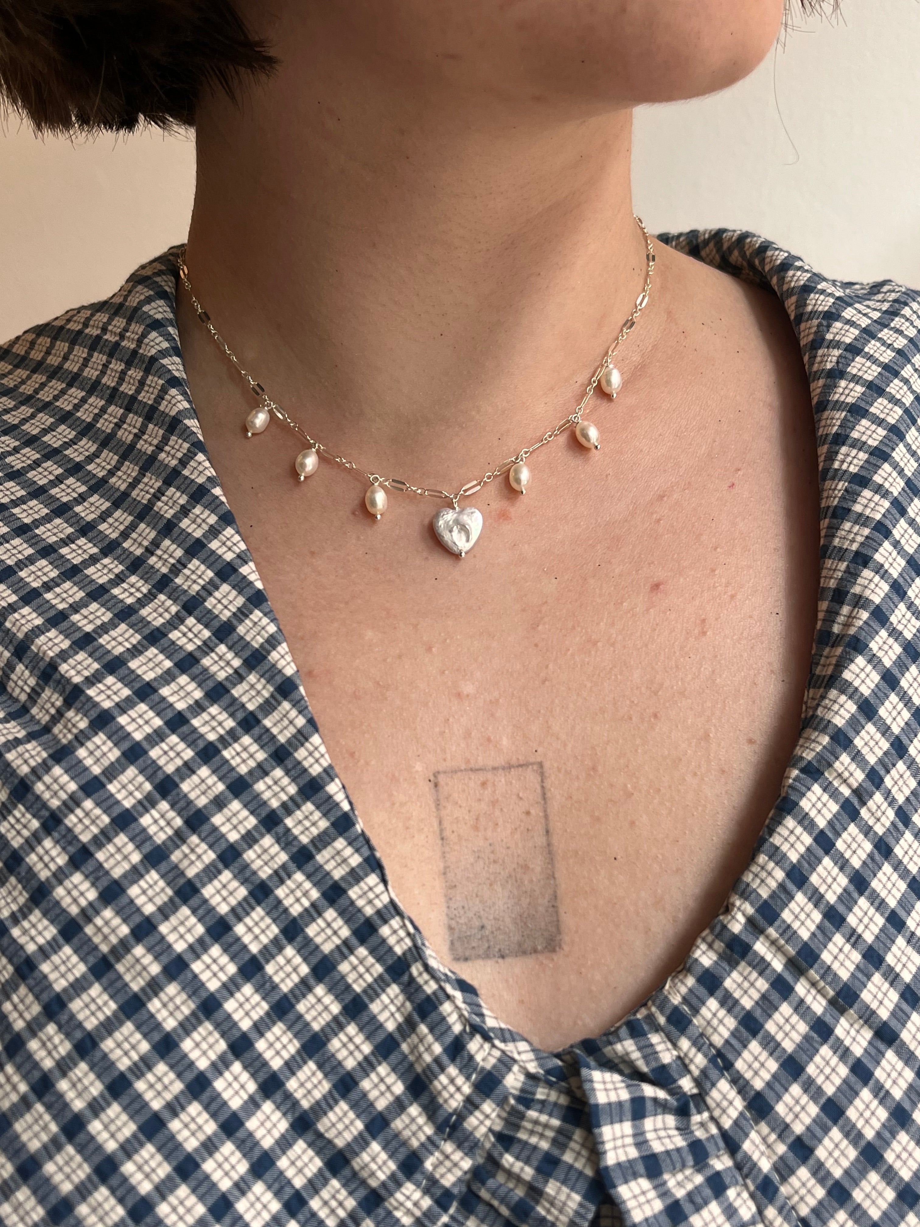 Pearl Sweetheart Necklace