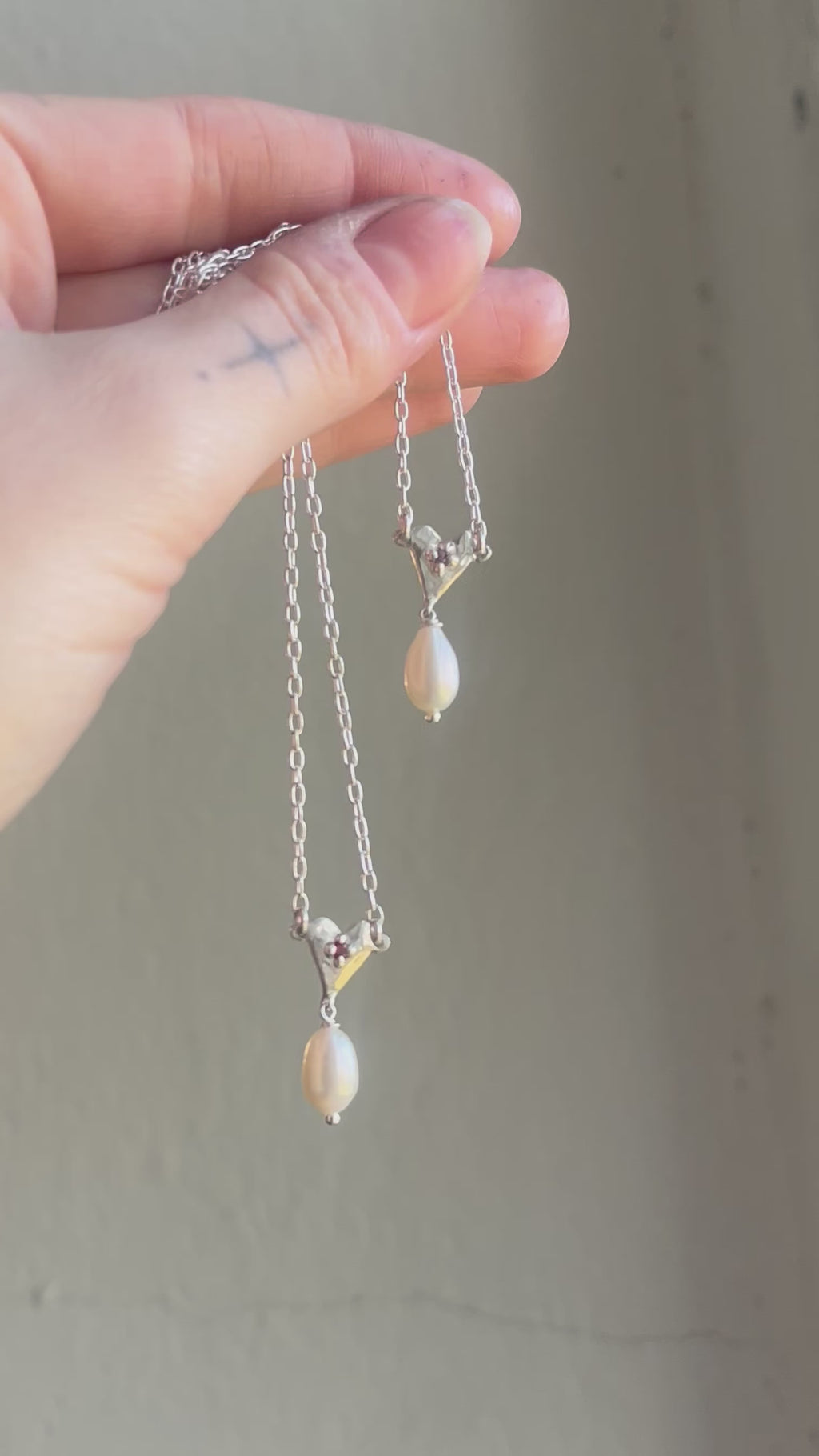 Baby Valentine - Precious Gemstone Necklace